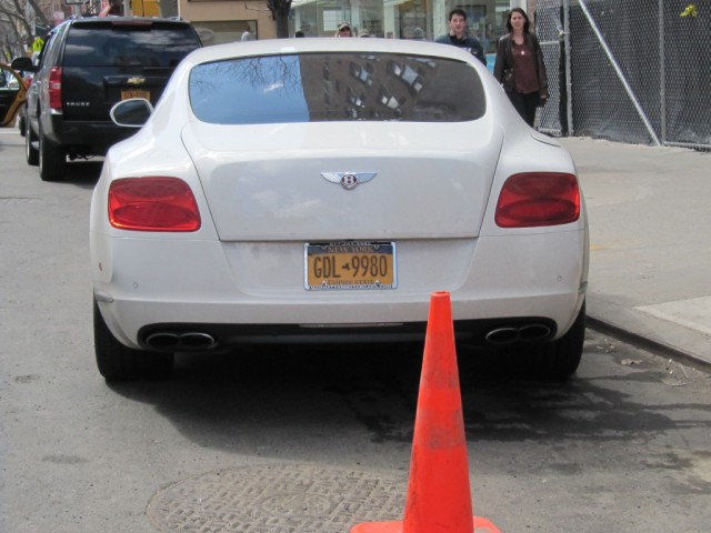 Car Crash: Destroyed 2013 Bentley Continental GT in New York City