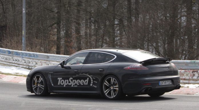 Spyshots: Facelifted Porsche Panamera at the Nurburgring