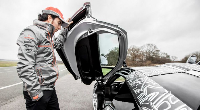 Sergio 'Checo' Perez Drives the McLaren P1