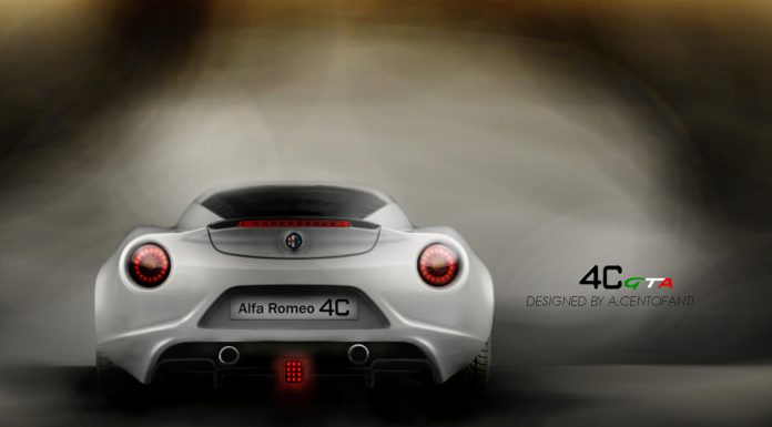 Render: Alfa Romeo 4C by Alesso Centofanti