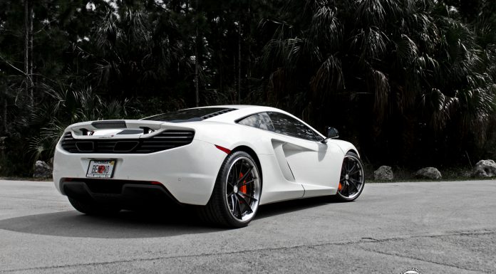 White McLaren MP4-12C on ADV.1 Wheels