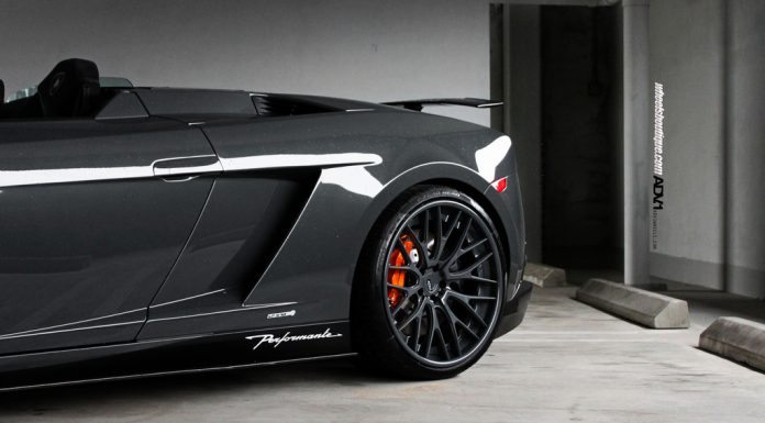 Lamborghini Gallardo LP570-4 Performante on Black ADV.1 Wheels