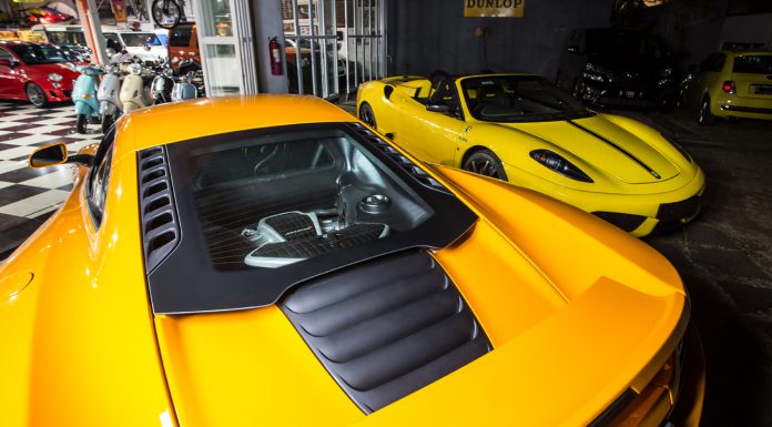 Photo Of The Day: McLaren MP4-12C With Ferrari 16M Scuderia Spider