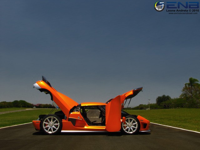 Orange Koenigsegg CCXR