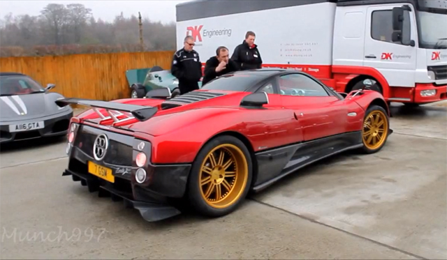 Video: Pagani Zonda F With Cinque Parts Acceleration