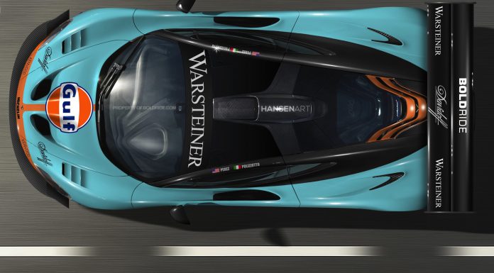 Render: McLaren P1 GTR Gulf Concept