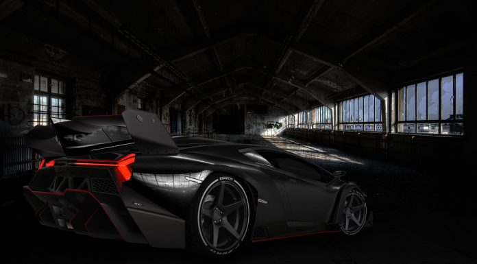 Render: Black Nero Lamborghini Veneno