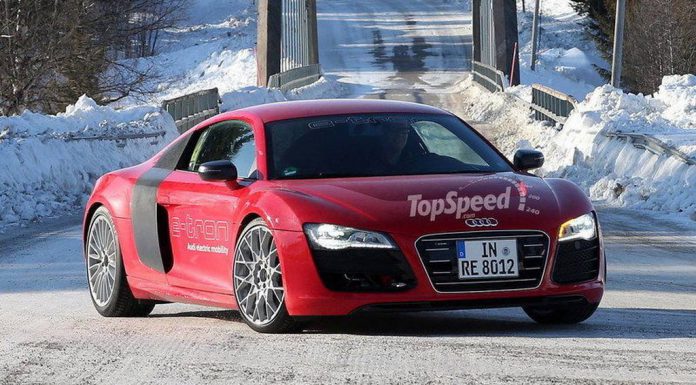 Spyshots: Defunct Audi R8 E-tron Caught Winter Testing