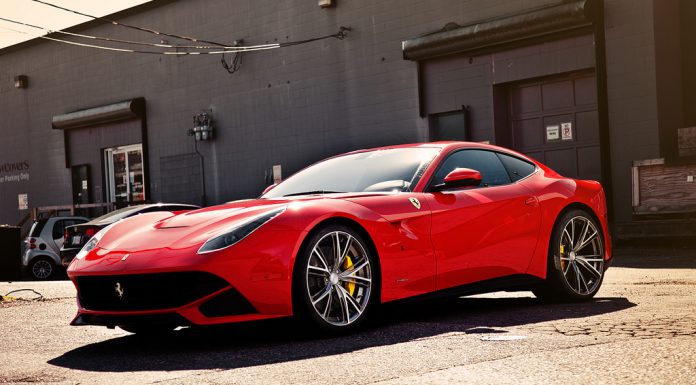 Ferrari F12 Berlinetta Riding on Massive PUR Wheels