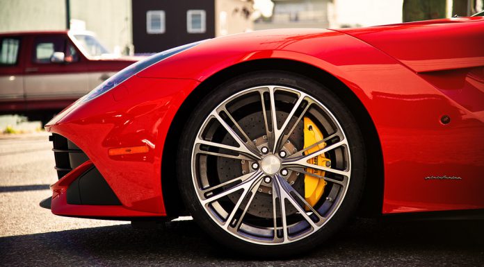 Ferrari F12 Berlinetta Riding on Massive PUR Wheels