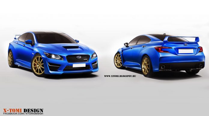 Render Subaru Impreza WRX STi Concept 