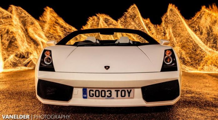 Fire Painting a Lamborghini Gallardo Spyder 