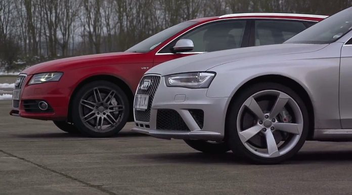 Video: Audi RS4 vs Audi S4 by REVO Technik on Chris Harris on Cars