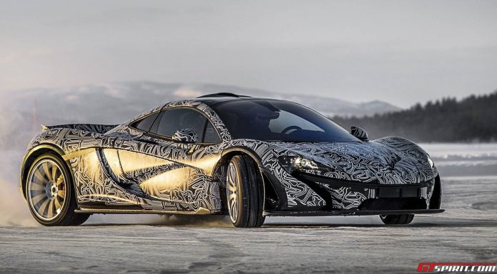 McLaren P1 Ice Testing