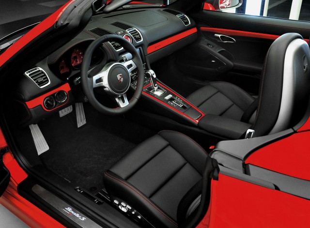 Porsche Boxster S Red 7 Interior