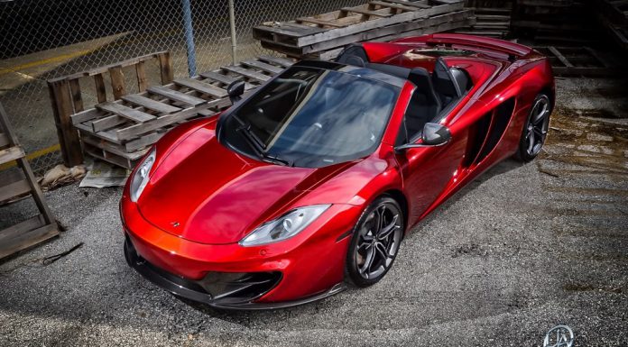 Volcano Red McLaren 12C Spider with Radar Detector 