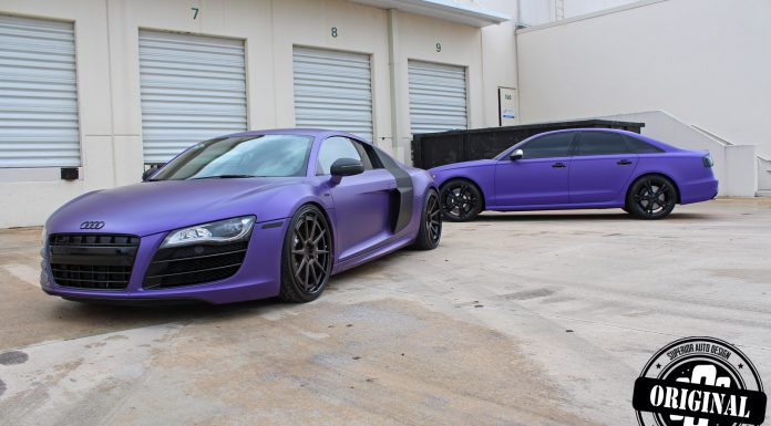 Avery’s Matte Purple Audi R8 V10