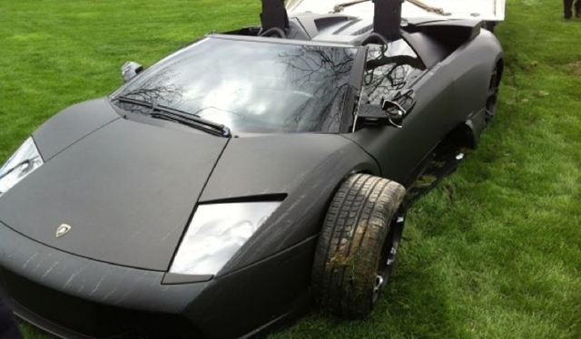 Car Crash: Lamborghini Murcielago Roadster in Ohio