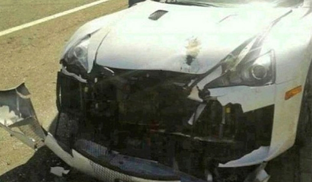 Car Crash: Lexus LFA in China
