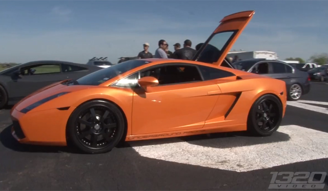 Video: 1600hp Lamborghini Gallardo Drag Races 1500hp Nissan GT-R