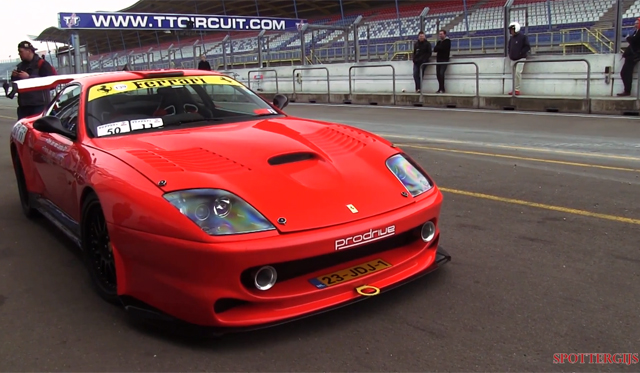 Video: Unique Ferrari 550 Maranello Le Mans GTS by Prodrive on Track