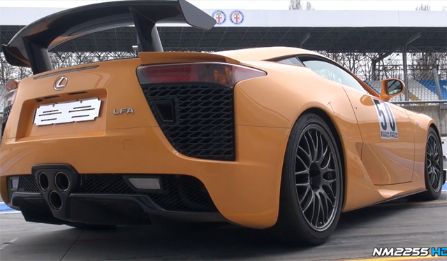 Video: Hear the Lexus LFA Nurburgring Edition Revving