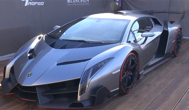 Video: $4 Million Lamborghini Veneno at Blancpain Super Trofeo Series in Monza