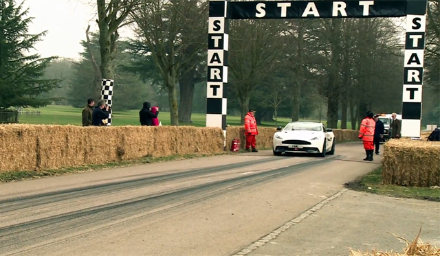 Video: Lord March Drives Aston Martin Vanquish up Goodwood Hillclimb