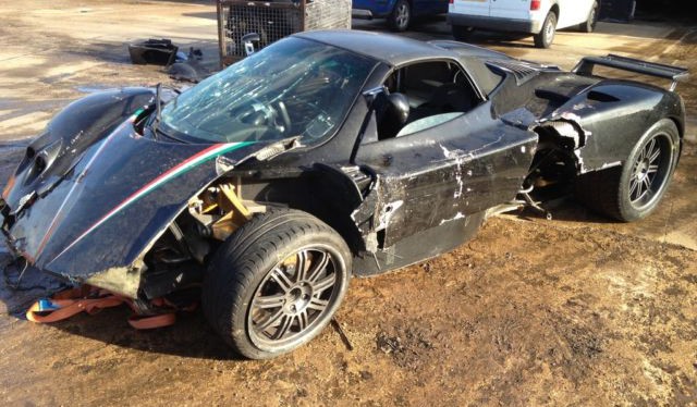 Wrecked Pagani Zonda Roadster For Sale