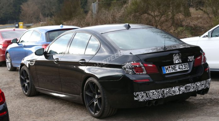 Spyshots: 2014 Facelifted BMW M5 Snapped at the 'Ring