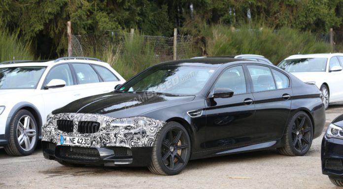 Spyshots: 2014 Facelifted BMW M5 Snapped at the 'Ring