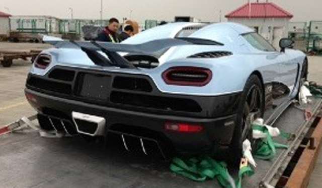 Unique Matte Blue Koenigsegg Agera R Arrives in China