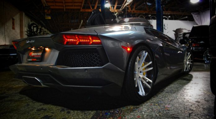 Lamborghini Aventador on Rennen Forged S6 X Wheels