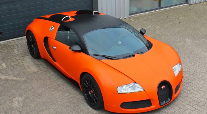 Matte Orange Bugatti Veyron