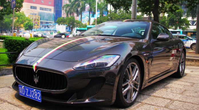 Glittery Maserati GranTurismo MC Spotted in China
