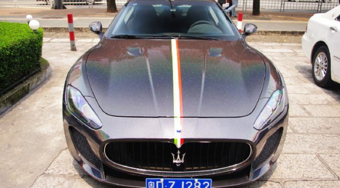 Glittery Maserati GranTurismo MC Spotted in China