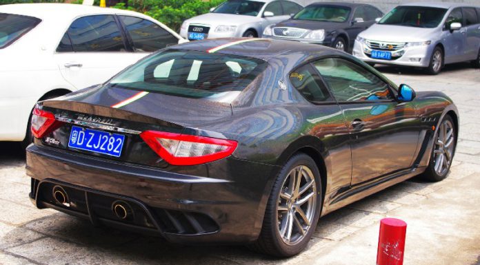 Glittery Maserati GranTurismo MC Spotted in China