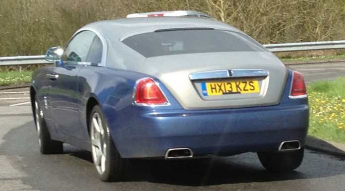 Spyshots: 2014 Rolls-Royce Wraith Spied on Road for the First Time