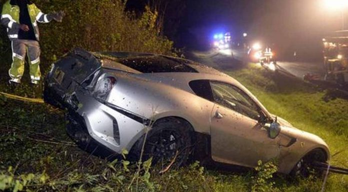 Car Crash: Ferrari 599 GTO Destroyed in Munich