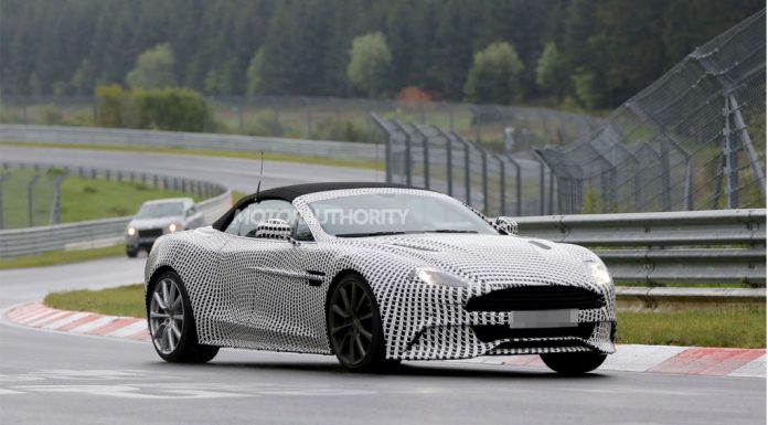 Spyshots: 2014 Aston Martin Vanquish Volante at the 'Ring