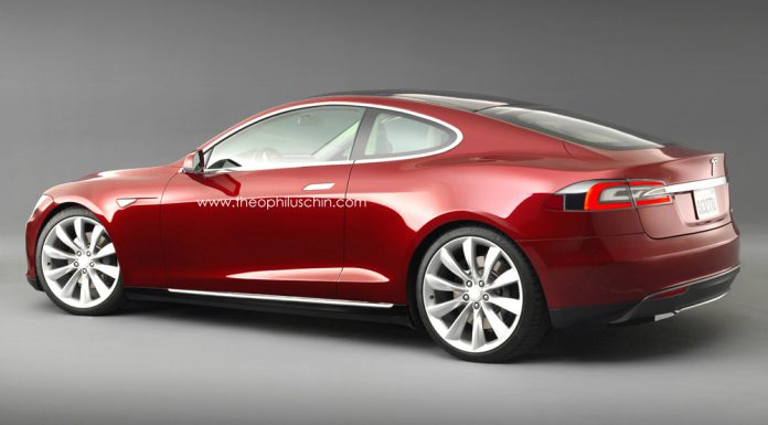 Render: Tesla Model S Coupe by Theophilus Chin