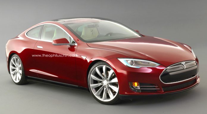 Render: Tesla Model S Coupe by Theophilus Chin