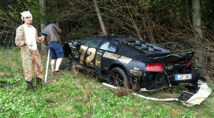 Lamborghini Murcielago Crash on Gumball 3000