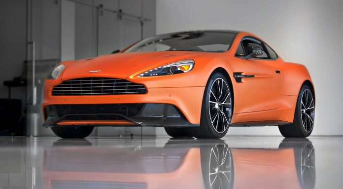 Gallery: Matte Orange 2014 Aston Martin Vanquish by kVk Photography
