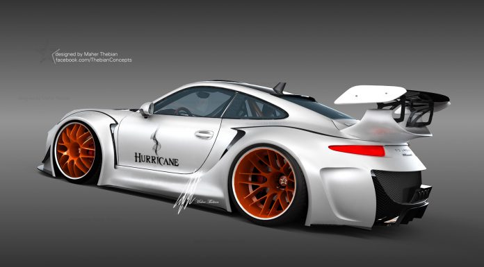 Render: 2014 Porsche Carrera 'Hurricane' by Maher Thebian