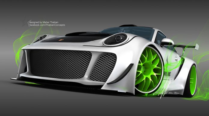 Render: 2014 Porsche Carrera 'Hurricane' by Maher Thebian