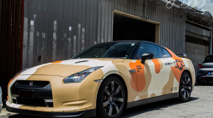 Camo Nissan GT-R