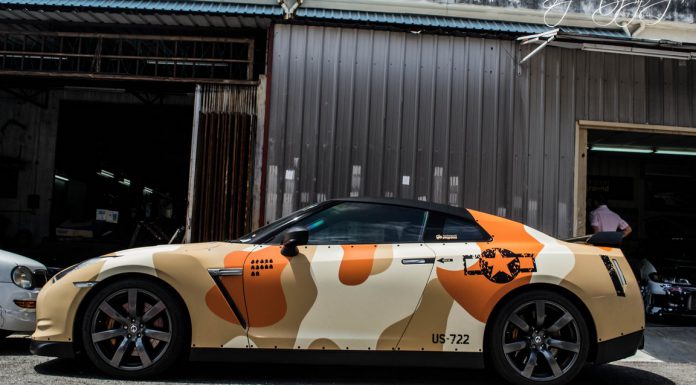 Camo Nissan GT-R