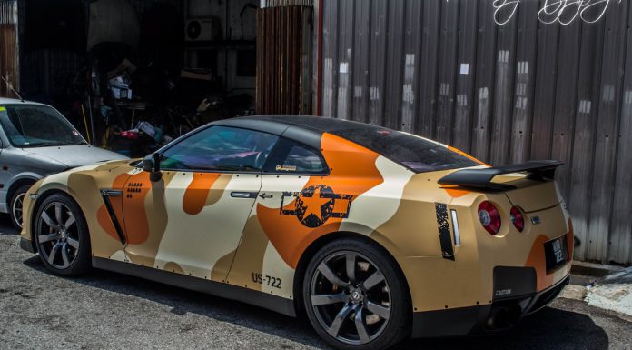 Camo Nissan GT-R