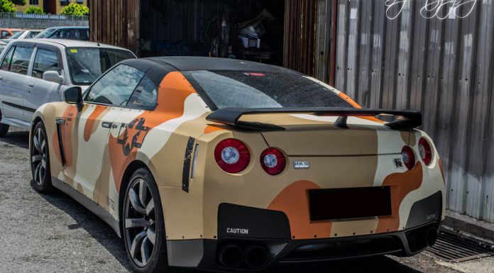 Camo Nissan GT-R